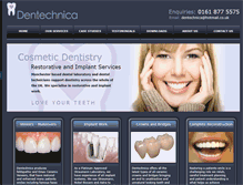 Tablet Screenshot of dentechnica.co.uk